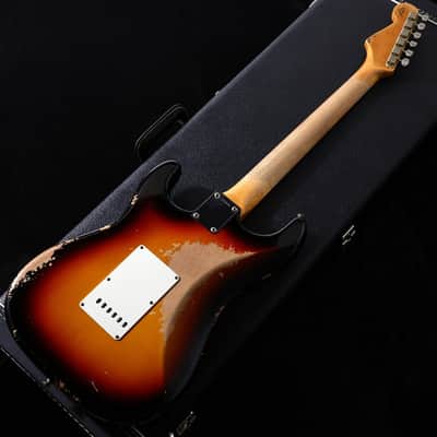 FENDER CUSTOM SHOP Limited 1964 L-Series Stratocaster Heavy Relic Target 3-Tone Sunburst [L11576] (06/22) image 8