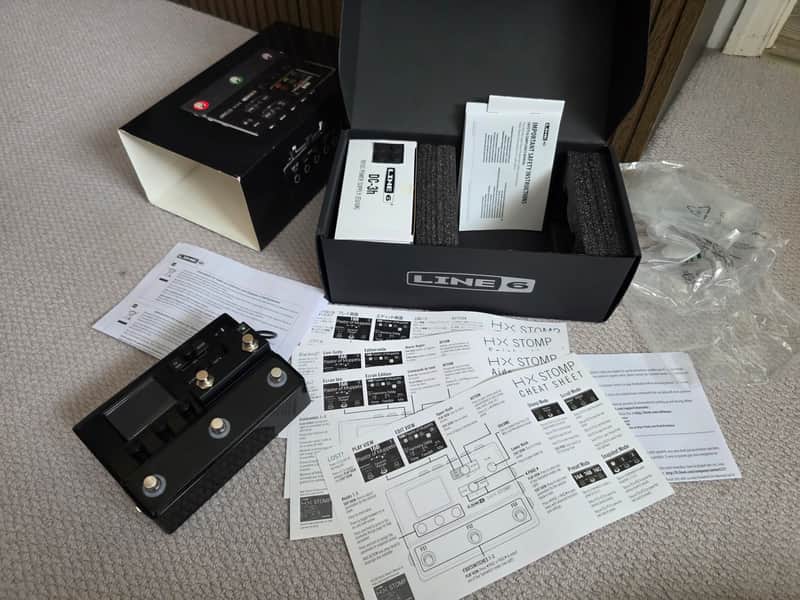Line 6 HX Stomp 2018 - Present - Black, with extra Pedalnetics Footswitch image 1