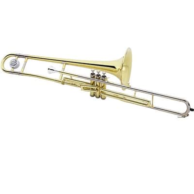Jupiter JTB720VQ Valve C Student Trombone - Clear Lacquer image 1