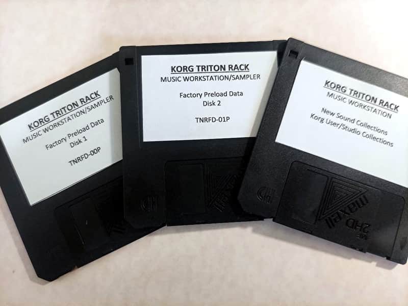 Korg Triton RACK Factory reset & New Sound Collections Disks image 1