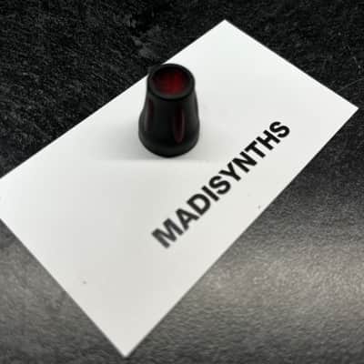 ALBS Rotary Knob with Red Insert for Waldorf Microwave XT/XTk, MIDIBox Sequencer