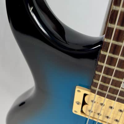 Martin Sigma Prototype Neck Through Electric Guitar MIJ Japan Early 1980s - Blue Burst image 11