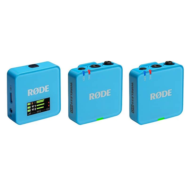 RODE Wireless Go Gen 3 Dual Blue Digitales Drahtlos-Mikrofonsystem image 1
