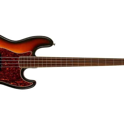Fender Fretless Jazz Bass 3-Tone Sunburst (Pre-Owned, 1972, VG+) #350058 image 2