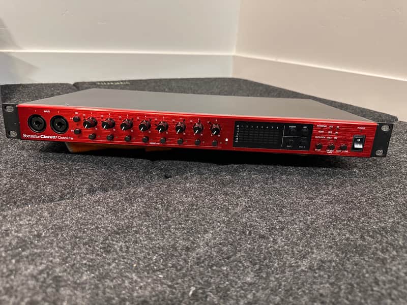 Focusrite Clarett+ OctoPre 8-Channel Microphone Preamp with ADAT I/O