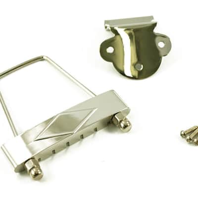 Short Nickel Gibson 60s Tailpiece ES-335 Style image 1