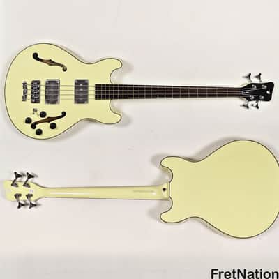 Warwick RockBass Star Bass 4-String Bass Solid Creme White 32" Scale 8.34lbs #569789-25 image 2