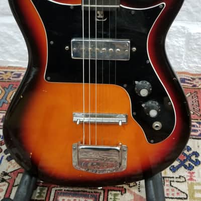 Harmony H801 Double Cutaway Solid Body Guitar 1960s USA image 1