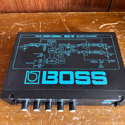 BOSS RCE-10 Digital Chorus Ensemble Rare black panel Vintage rack image 4