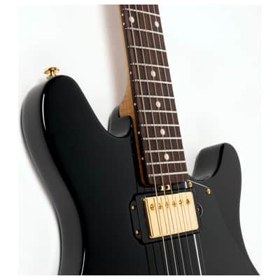 Ernie Ball Music Man Valentine Electric Guitar, Gloss Black image 4