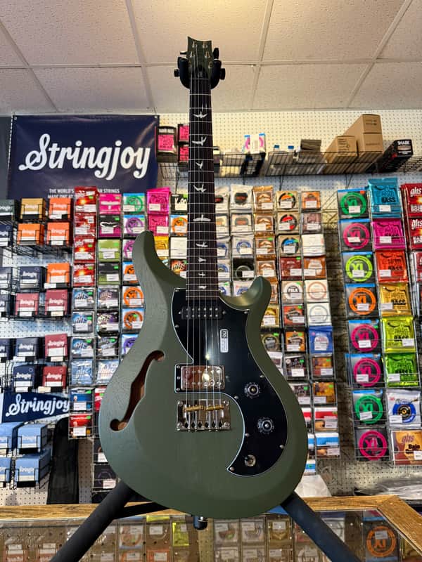 PRS S2 Vela Semi-Hollow Satin with Narrowfield Pickup 2026 - Matcha Green Satin image 1