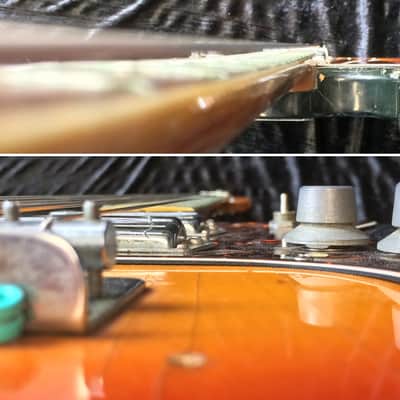1970 - 1971 Teisco Tacoma Electric Bass Model 57H01490L Silvertone image 10