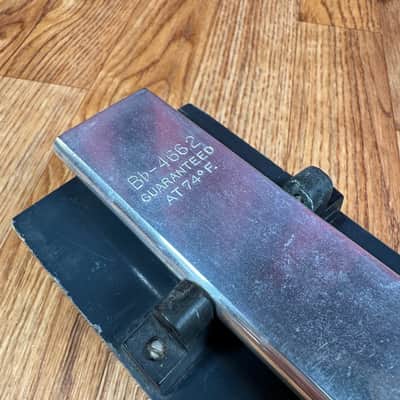 1940s Ludwig & Ludwig Bb 466.2 Hz Studio Tuning Bar No. 8-241 image 10