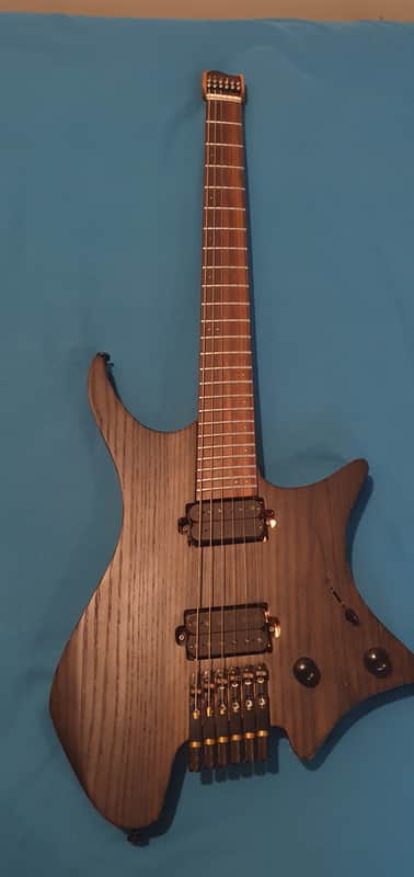 NK Headless 6 String 2019 Saturn Balck Ash image 1