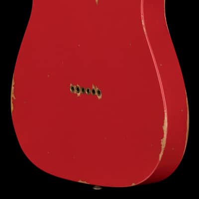 Fender Custom Shop 1964 Telecaster Relic (2024) - Aged Fiesta Red #78621 with Original Hard Case image 9