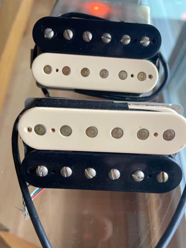 Sheptone PAF-Style Humbuckers — Early Production Set (Zebra, 4-Conductor) image 1