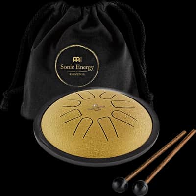 Meinl Sonic Energy Small Steel Tongue Drum, C Minor - Gold image 2