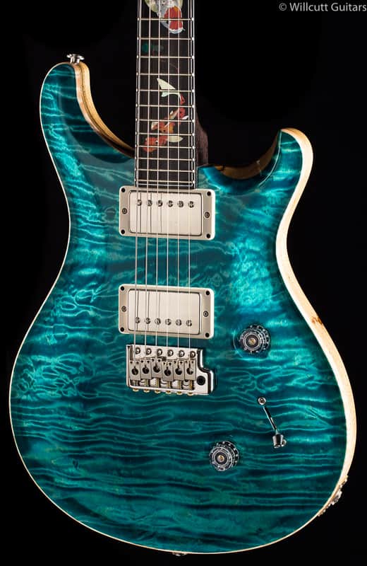 PRS Private Stock 8106 Custom 24 Bahamian Blue Koi Inlay image 1