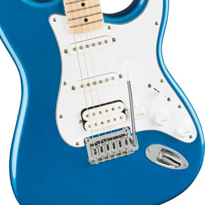 Fender Squier Affinity Series Stratocaster HSS Lake Placid Blue Electric Guitar Pack image 7