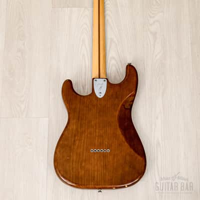 1980 Fender Stratocaster Hardtail Vintage Guitar Mocha, Schecter Dream Machine Mods w/ F500T Pickups, Case image 3