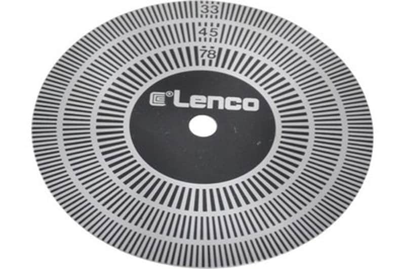 Lenco Metal Strobe Disc Calibration Tool for Turntable Speed Adjustment image 1
