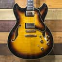 Ibanez AS153-AYS Artstar Series Semi-Hollow Antique Yellow Sunburst With Case 2015