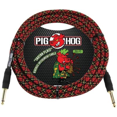 Pig Hog PCH20PL 1/4" TS Straight Instrument Cable - 20'