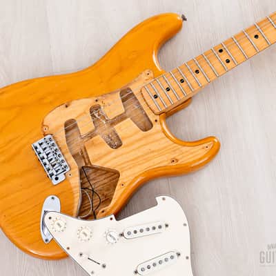 1974 Fender Stratocaster Vintage Electric Guitar Natural w/ Case image 22