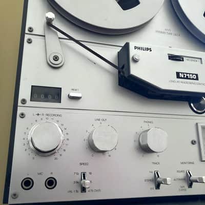 Vintage  1980 Philips N7150 A Reel to reel tape player/recorder,great item image 7