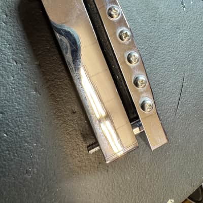 Carlino Rock Bottom bridge/sustain block system with tailpiece 2025 - Chrome image 12