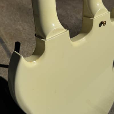 Used 1997 Gibson EDS-1275 Double Neck Guitar White with Case image 10