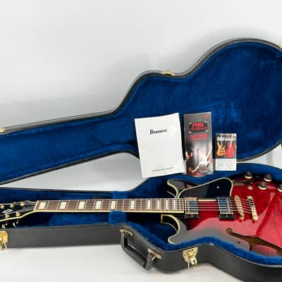 Ibanez AM93-TRS Artcore 2012 - 2013 - Transparent Red Sunburst with Ibanez Hard Case image 12