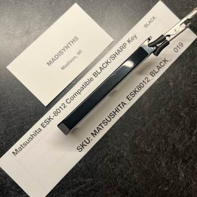Matsushita Weighted Replacement SHARP/BLACK Key (ESK-8012 Keybeds) for E-Mu Emulator II, Kawai K1, K1 II, K4, K11, Korg DP-80, DS-8, Rhodes Chroma Polaris