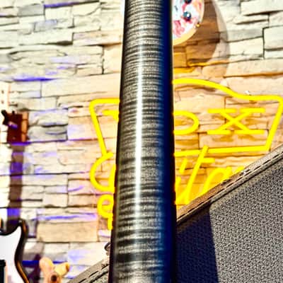 Nik Huber LEFT HANDED  KRAUSTER II “ Custom Shop” KORINA &  Super Flame Top  2016  Charcoal Black image 15
