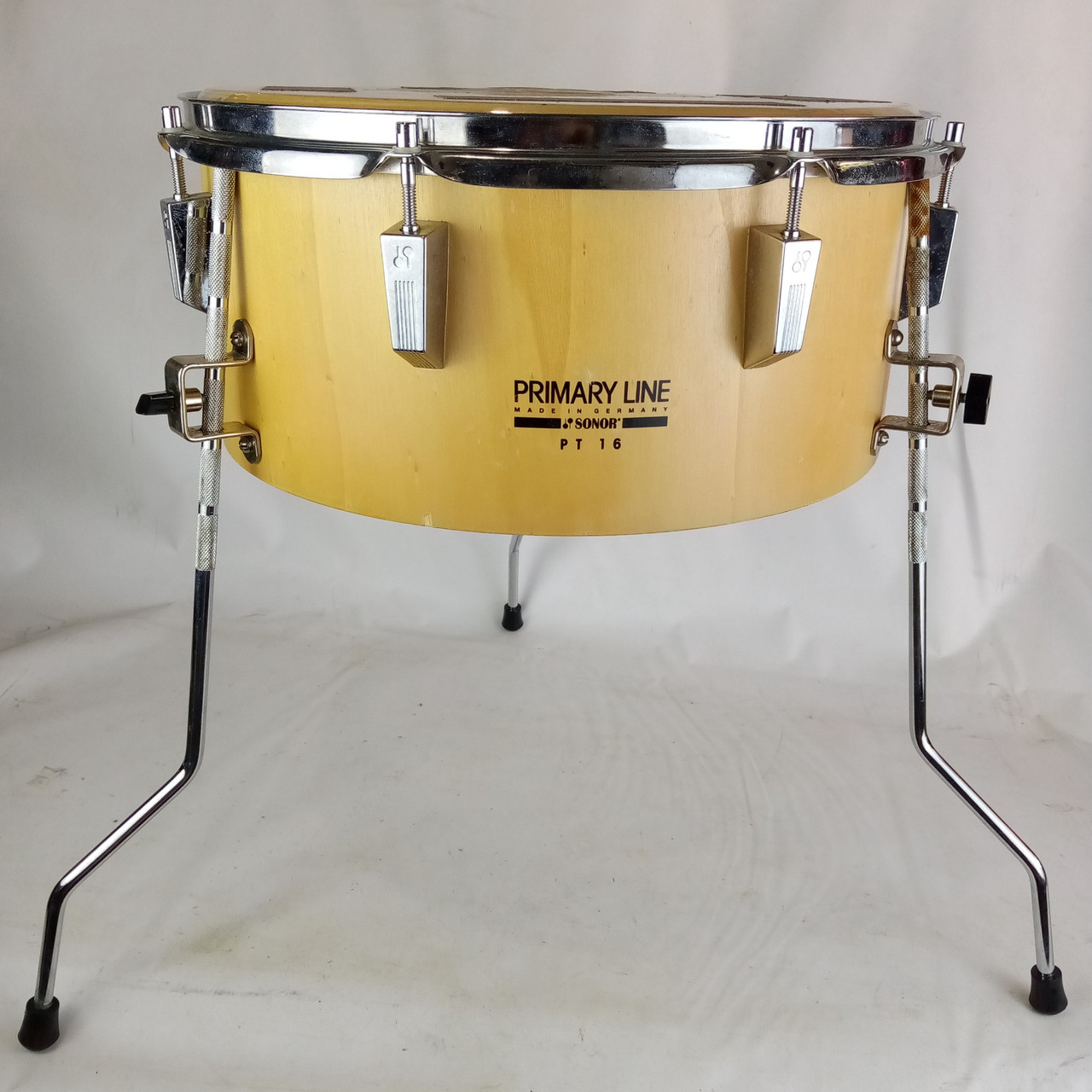 Sonor Timpani-Tom Drum PT-16' x7.5" Primary Line Made In Germany 8Ply Nat. Beech — main photograph