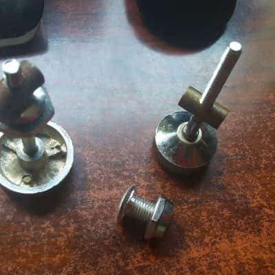 Slingerland VINTAGE Zoomatic Clamshell Snare DRUM Strainer PARTS Throw Off Control KNOB with RARE NUT 50s 60s image 7