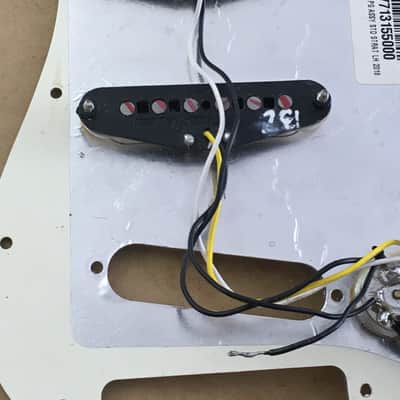 Lefty 2018 Genuine Fender NOS Relic Strat Guitar Left Pickups Loaded Pickguard image 6