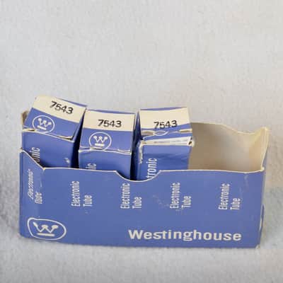 Westinghouse 7543/ 6AU6 NOS (3) Test strong image 12