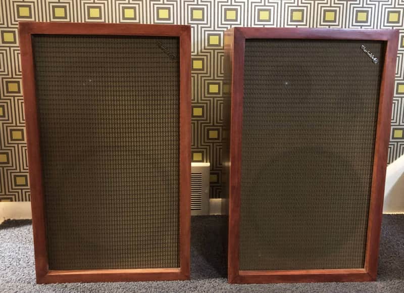 PAIR OF 1963 Wharfedale W60 Floor Speakers image 1