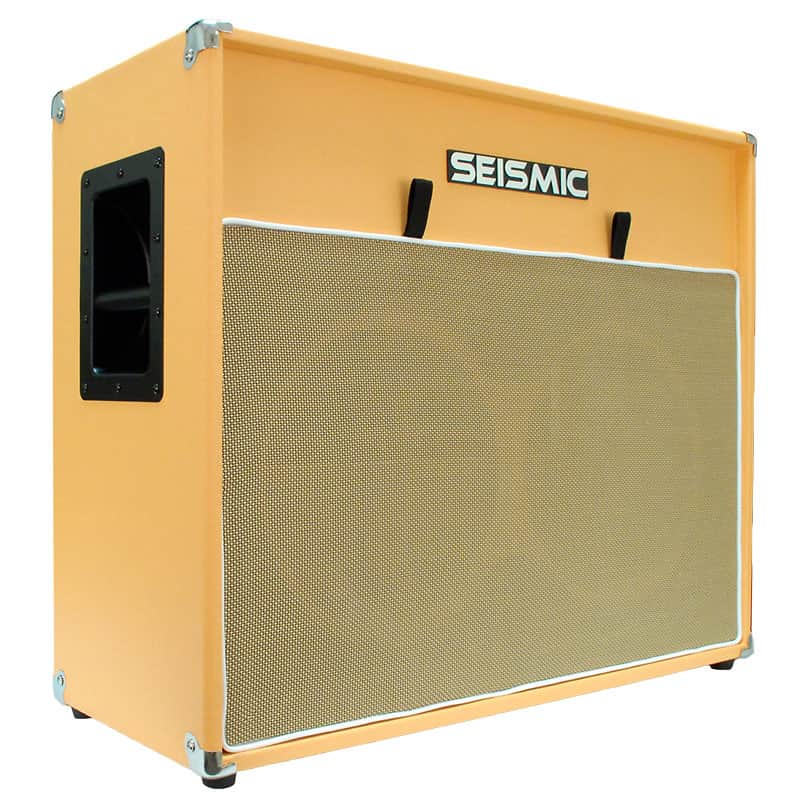 212 GUITAR SPEAKER CAB EMPTY Cabinet ORANGE TOLEX 2x12 image 1