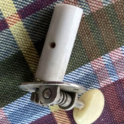 Single Vintage 1960s Goya, Zenon, Teisco Nylon/Classical Bass Side Guitar Tuner image 3