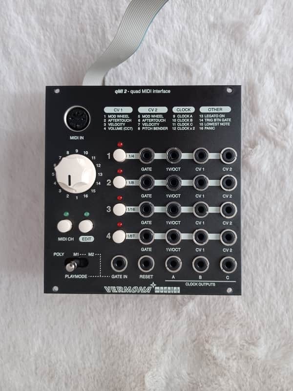 Vermona Modular - qMI 2 - quad MIDI CV interface image 1