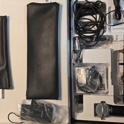 Shure SLX124/85/SM58 Wireless Combo Mic System - Frequency J3: 572 to 596 MHz image 2