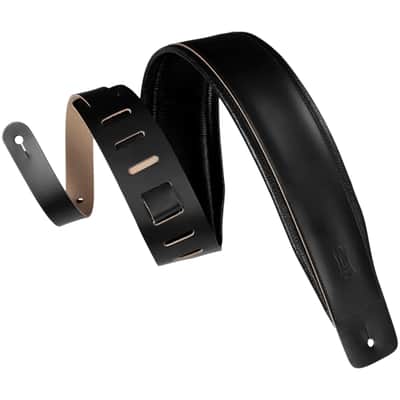 DM1PD-BLK Sangle en cuir larsen 6,4 cm Black Levy s image 1