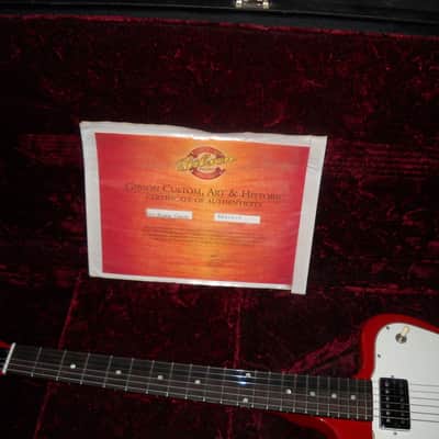 Gibson Custom Shop Non reverse Firebird rare limited run!  2002 Cardinal Red image 2