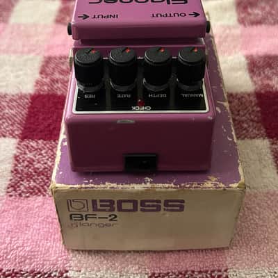 1981 BOSS BF-2 Flanger Made in Japan with Original Box - Black Label Vintage MIJ image 5