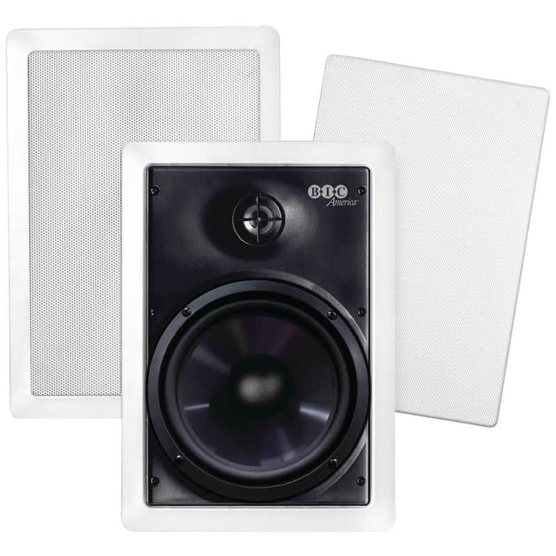 BIC America M-PRO6W Muro Outdoor 6.5" w/ Pivoting Tweeters In-Wall Speakers 150W image 1