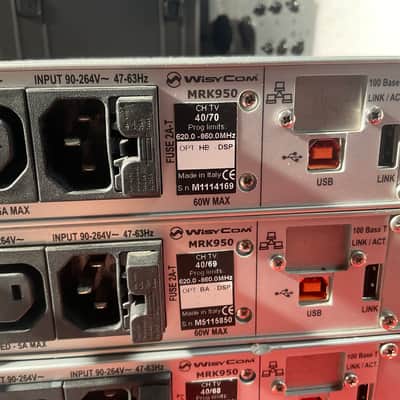 Wisycom MRK450 lotto 10 channel  receiver professional image 9