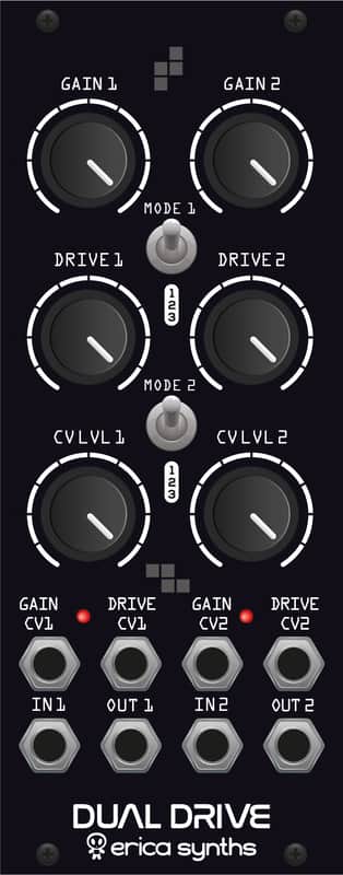 ERICA SYNTHS DUAL DRIVE BLACK : BRAND NEW :  [DETROIT MODULAR] image 1