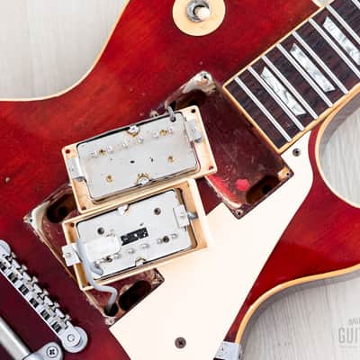 1975 Gibson Les Paul Deluxe Vintage Guitar Cherry, Humbucker Conversion w/ 57 Classic PAFs, Bigsby B7 & Case image 18